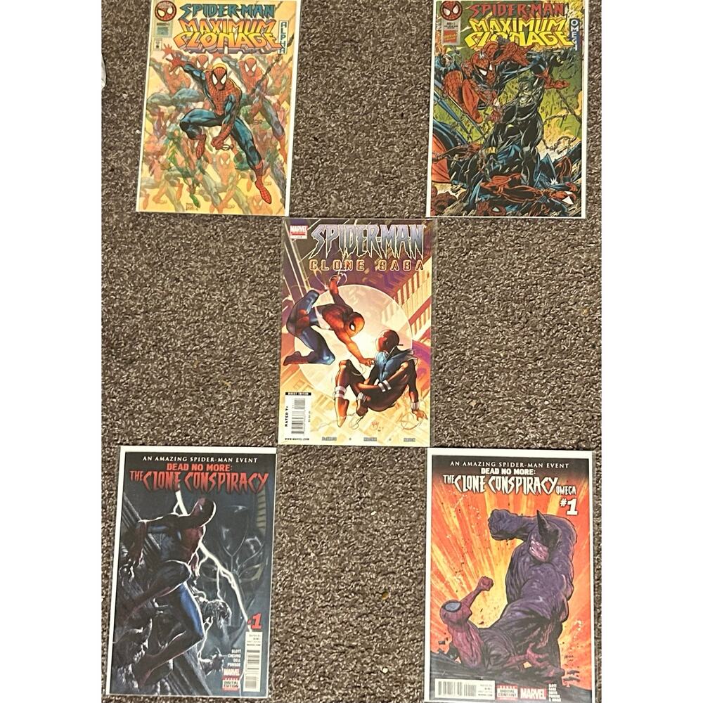 Spider-Man: Maximum Clonage Alpha #1 & Spider-Man: Maximum Clonage Omega #1 1995